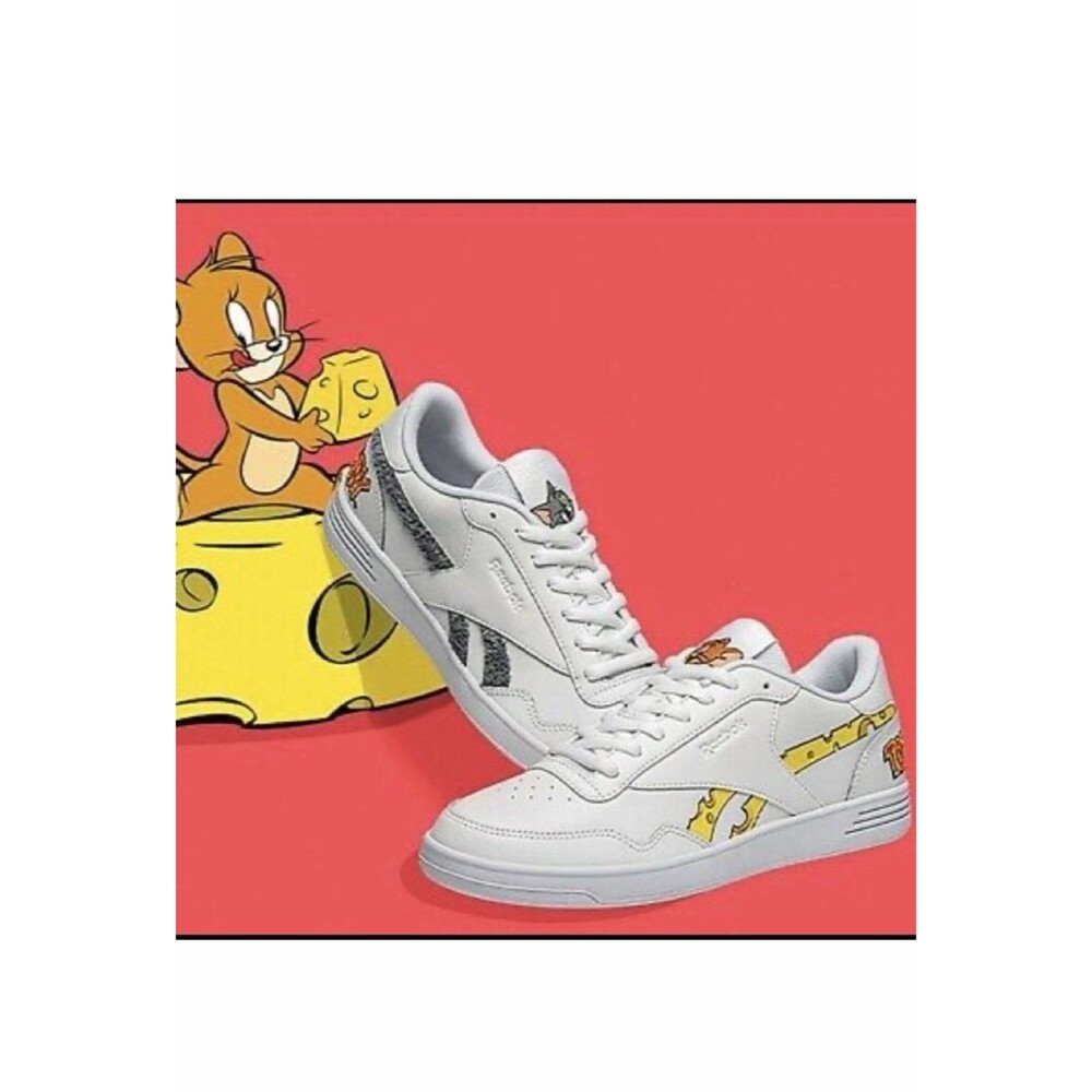Reebok Club MEMT Leather Sneakers Tom & Jerry Theme 11